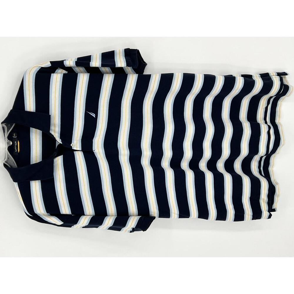 Nautica Polo Shirt XXL Cotton Relaxed Fit Classic